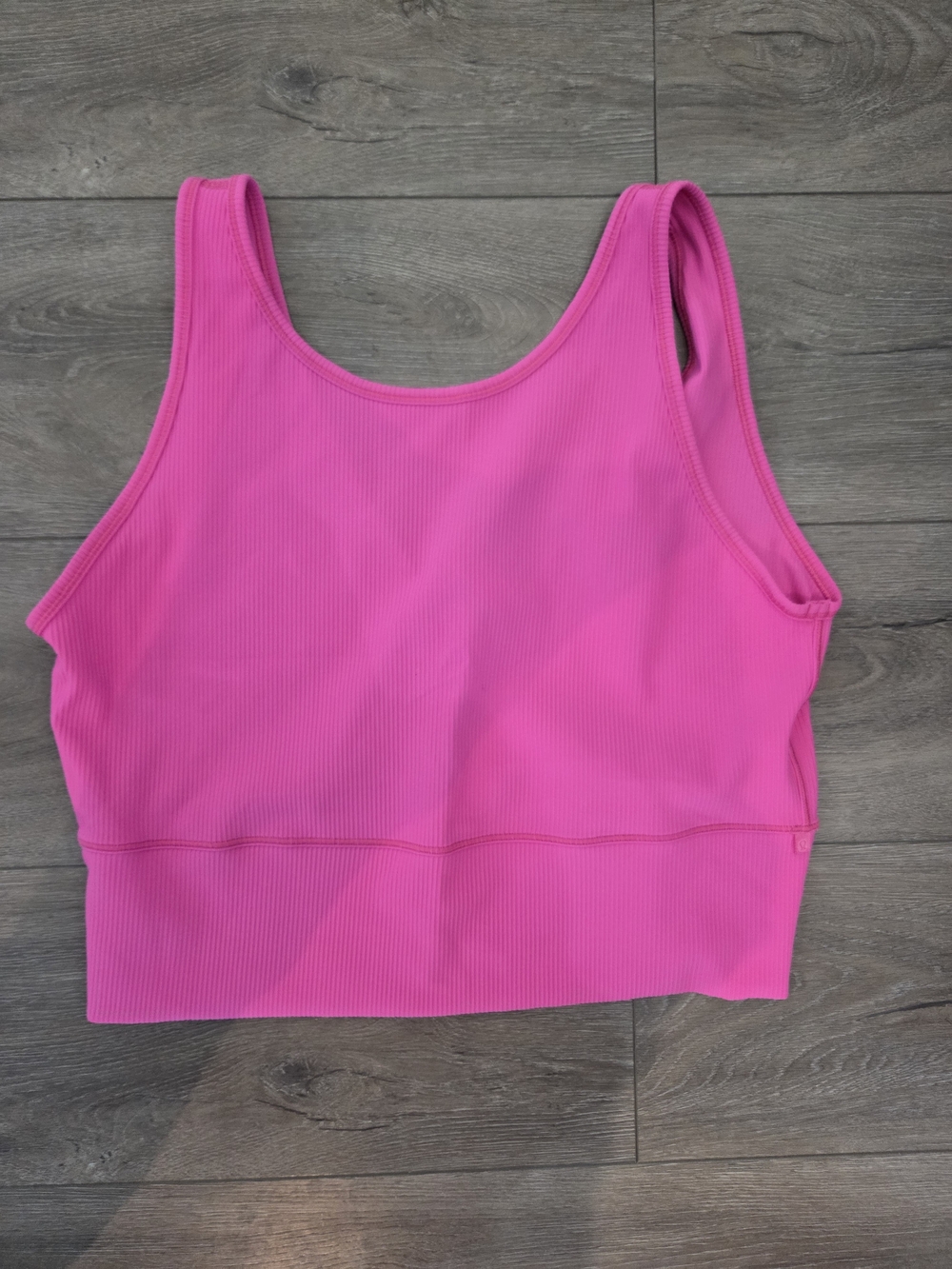 lululemon Pink Ribbed Power Pivot Tank - Size 14